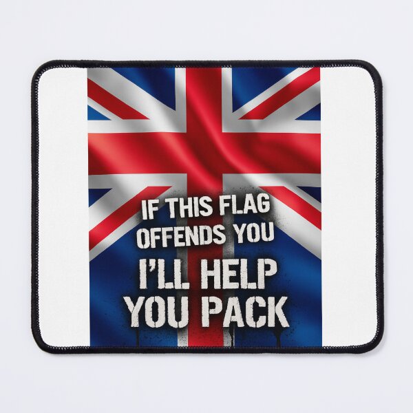 Item preview, If This Flag Offends You – British Pride Union Jack Statement Shirt designed and sold by Boski22.