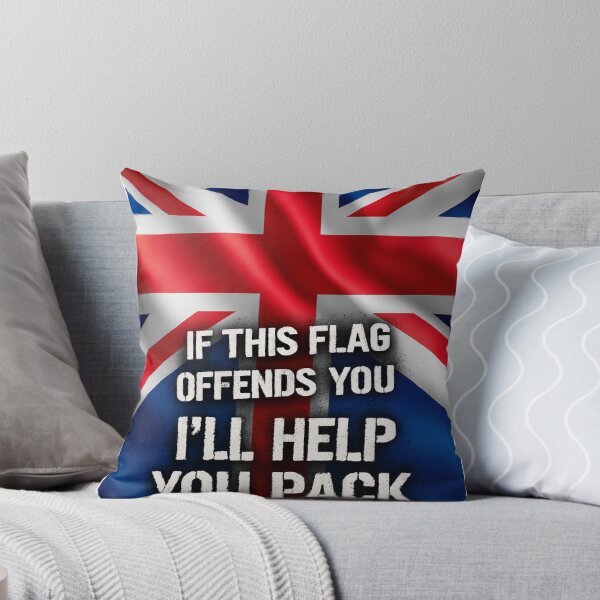 Item preview, If This Flag Offends You – British Pride Union Jack Statement Shirt designed and sold by Boski22.