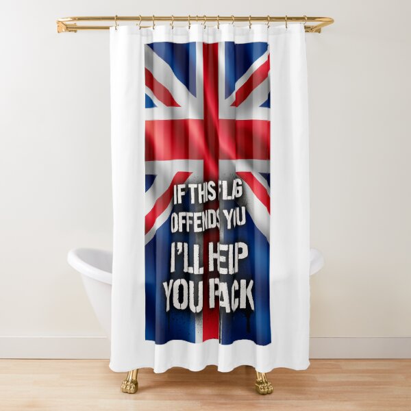 Item preview, If This Flag Offends You – British Pride Union Jack Statement Shirt designed and sold by Boski22.