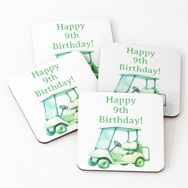 Item preview, Happy 9th Birthday Golfer  designed and sold by Monika Howarth.
