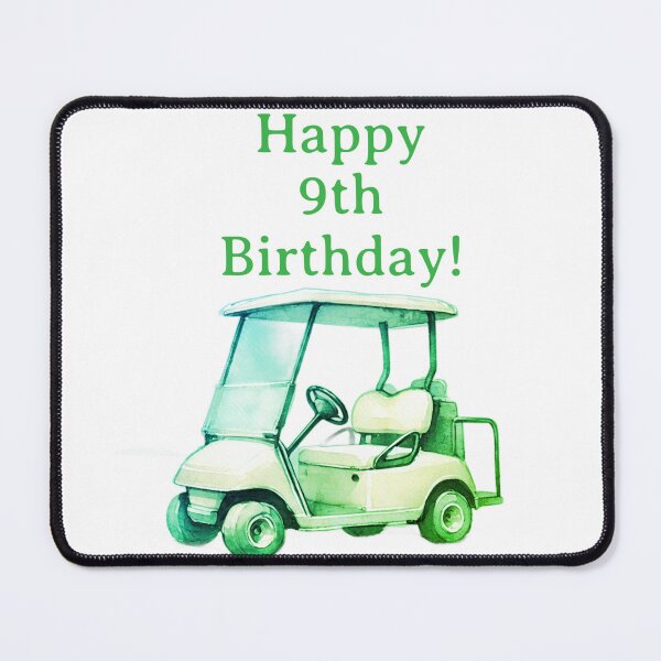 Item preview, Happy 9th Birthday Golfer  designed and sold by Monika Howarth.