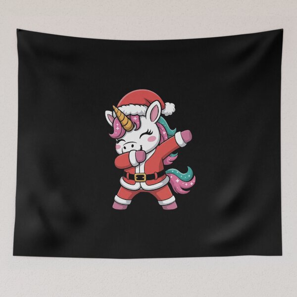 Item preview, Dabbing Unicorn Santa designed and sold by jkrphoto.