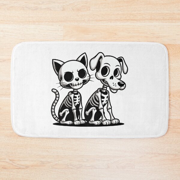 Item preview, Skeleton Cat and Dog  designed and sold by jkrphoto.
