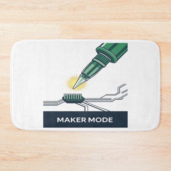 Item preview, Electronics Maker Shirt Soldering Iron Maker Mode designed and sold by CMdigit.