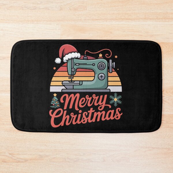 Item preview, sewing machine christmas designed and sold by jkrphoto.