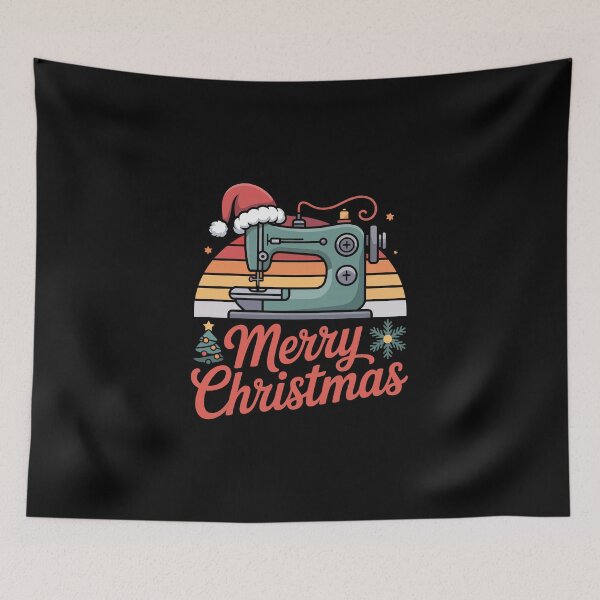 Item preview, sewing machine christmas designed and sold by jkrphoto.