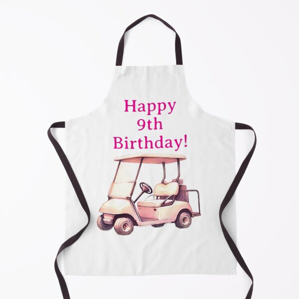 Item preview, Happy 9th Birthday Golfer girl designed and sold by Monika Howarth.