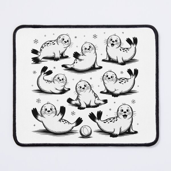 Item preview, Adorable Seals Playing Together designed and sold by jkrphoto.