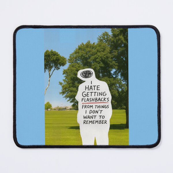 Item preview, I Hate Getting Flashbacks – Minimalist Emotional Quote Design designed and sold by SuccessHunters.