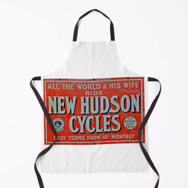 Artikelvorschau, Vintage New Hudson Cycles Emaille Werbeschild entworfen und verkauft von Random Railways.