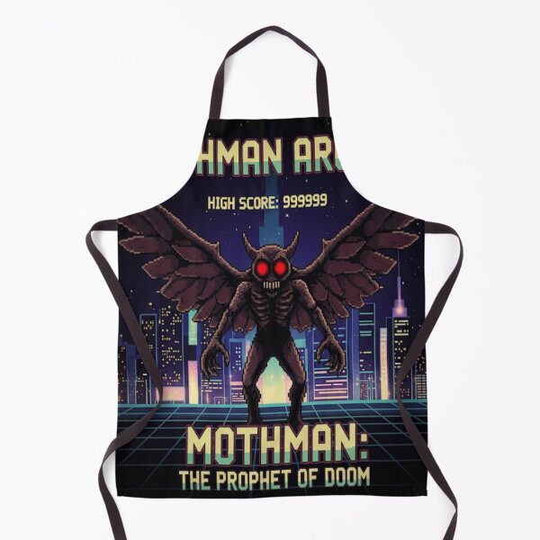 Artikelvorschau, Retro Arcade Mothman entworfen und verkauft von CyberdogStudios.