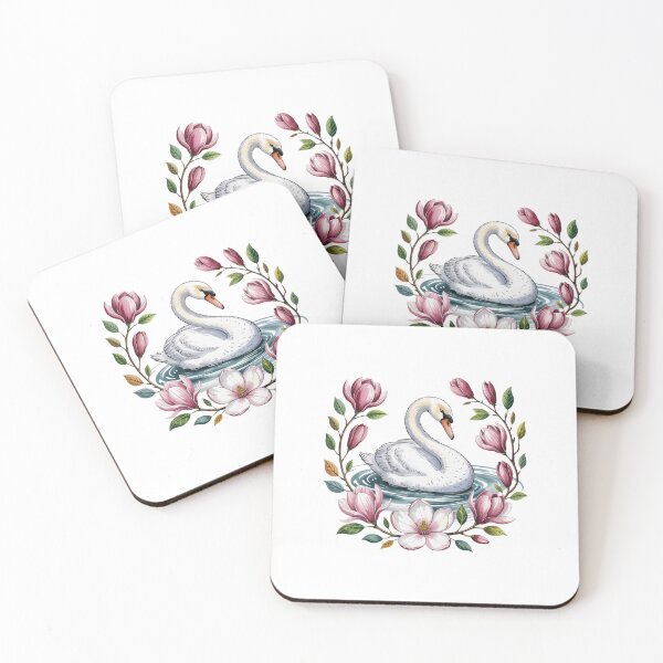 Item preview, Swan Surrounded by Magnolias designed and sold by jkrphoto.