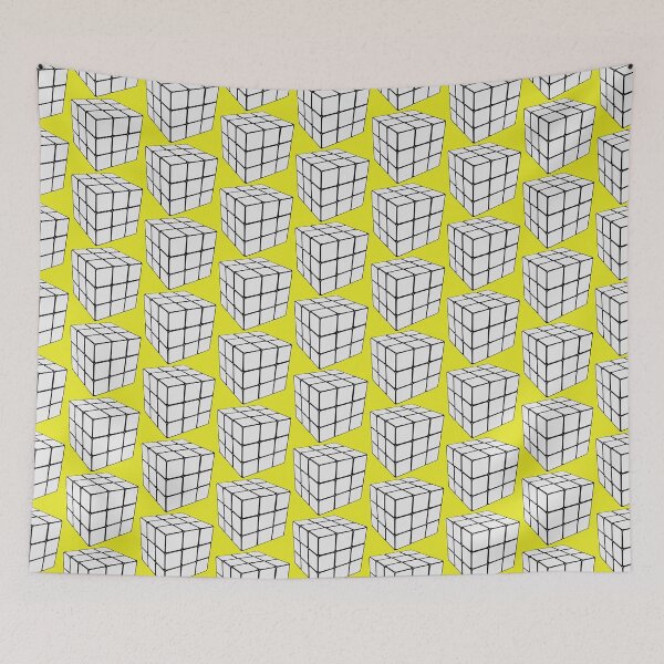 Item preview, No Time To Waste (White Cube) -  designed and sold by waltzermitty.