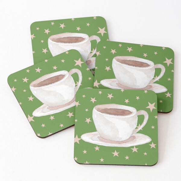 Item preview, Starry Coffee Night - Dreamy Coffee Cup Design designed and sold by BrightMood Designs.