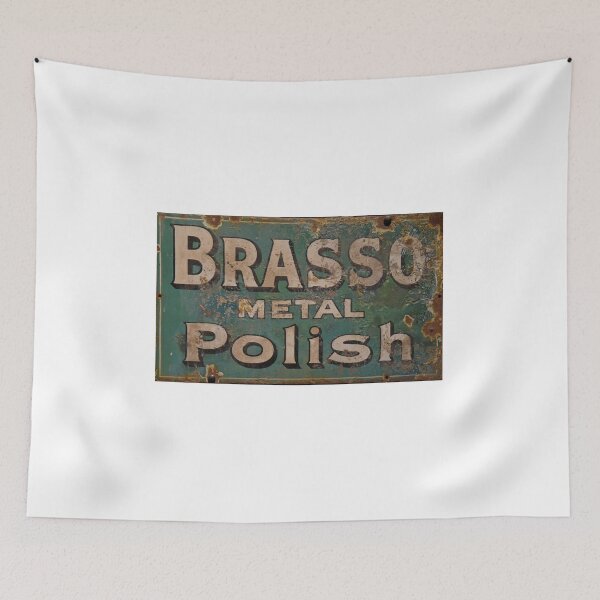Item preview, A vintage Brasso enamel advertising sign designed and sold by Random Railways.