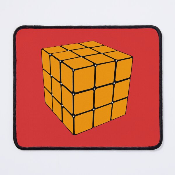 Item preview, No Time To Waste (Orange Cube) -  designed and sold by waltzermitty.