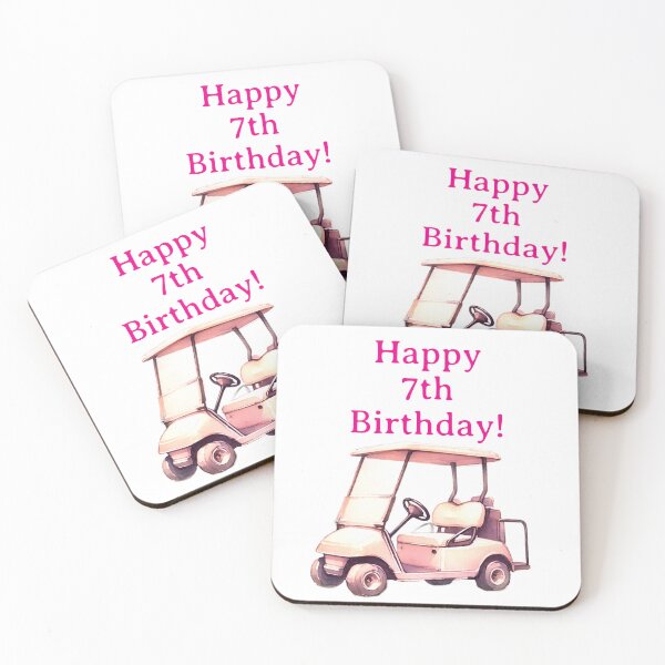 Item preview, Happy 7th Birthday Golfer girl designed and sold by Monika Howarth.