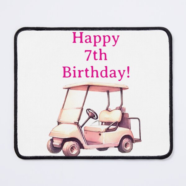 Item preview, Happy 7th Birthday Golfer girl designed and sold by Monika Howarth.
