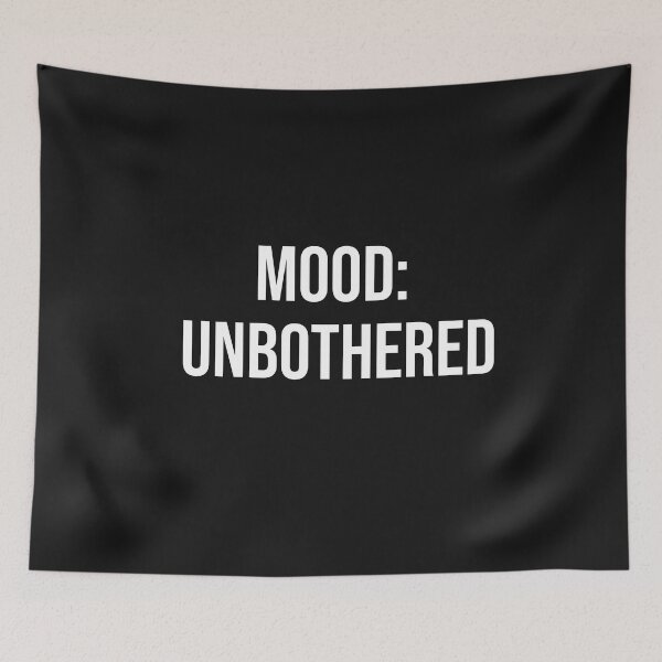 Item preview, Mood: Unbothered – Minimalist Aesthetic T-Shirt designed and sold by La-Nuna.