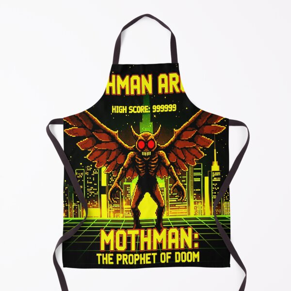 Artikelvorschau, Retro Arcade Mothman entworfen und verkauft von CyberdogStudios.