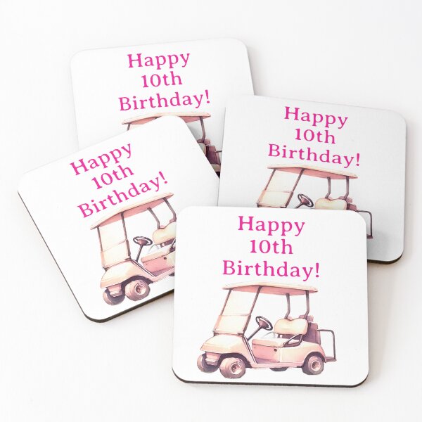 Item preview, Happy 10th Birthday Golfer girl designed and sold by Monika Howarth.