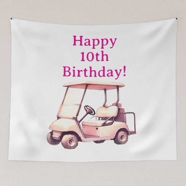 Item preview, Happy 10th Birthday Golfer girl designed and sold by Monika Howarth.