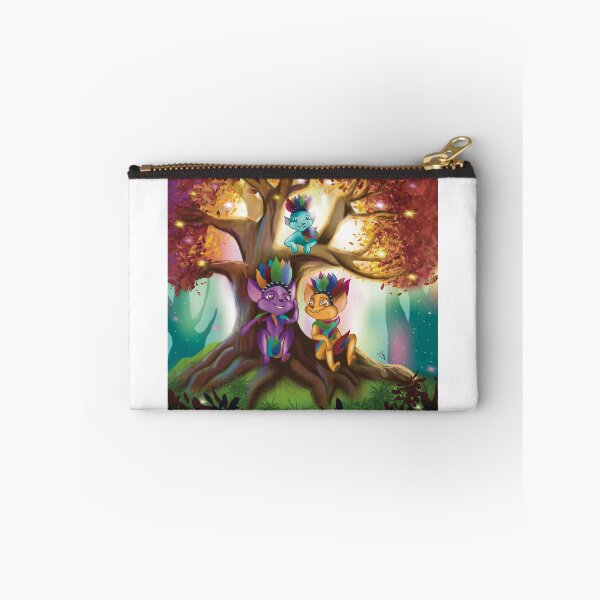 Item preview, Magical Forest Friends Under the Tree – Whimsical Fantasy Illustration designed and sold by Helmit-Art&Illustration.