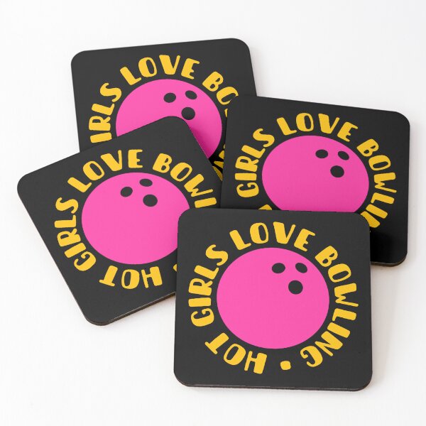 Item preview, Hot Girls Love Bowling Pink and Yellow designed and sold by UNK-Fatigues.