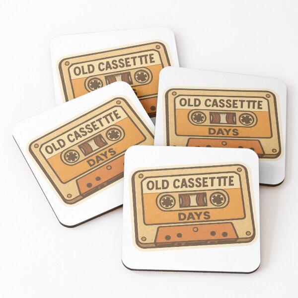 Item preview, Old Cassette Days – Retro Vintage Tape Design | 80s 90s Nostalgia Aesthetic designed and sold by zevorgue.
