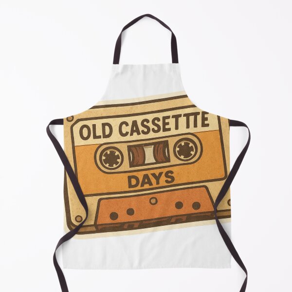 Item preview, Old Cassette Days – Retro Vintage Tape Design | 80s 90s Nostalgia Aesthetic designed and sold by zevorgue.