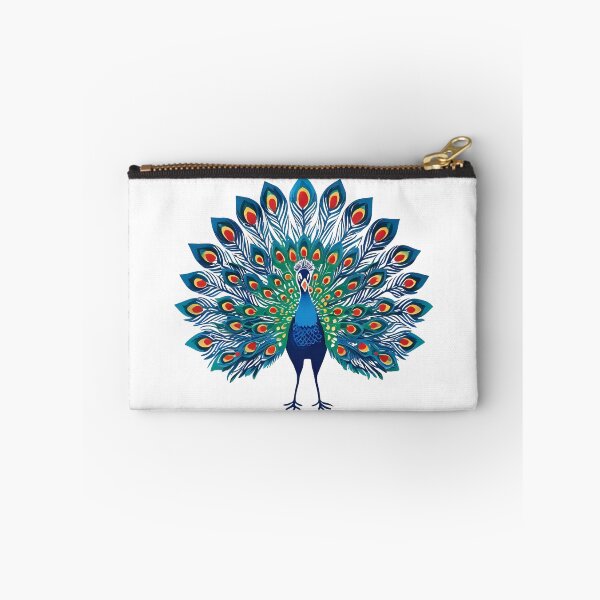 Item preview, Colorful Folk Peacock – Inspired by Łowicz Wycinanki Kolorowy Ludowy Paw – W Stylu Wycinanek z Łowicza designed and sold by AmberWit.
