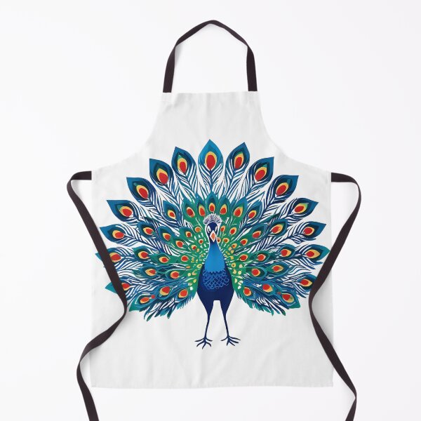 Item preview, Colorful Folk Peacock – Inspired by Łowicz Wycinanki Kolorowy Ludowy Paw – W Stylu Wycinanek z Łowicza designed and sold by AmberWit.