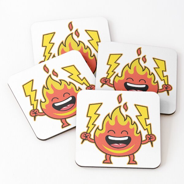 Item preview, Cartoon Style Little Thunder Fire designed and sold by Brainstorming99.