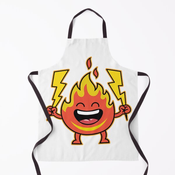 Item preview, Cartoon Style Little Thunder Fire designed and sold by Brainstorming99.