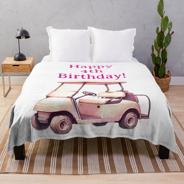 Item preview, Happy 4th Birthday Golfer girl designed and sold by Monika Howarth.