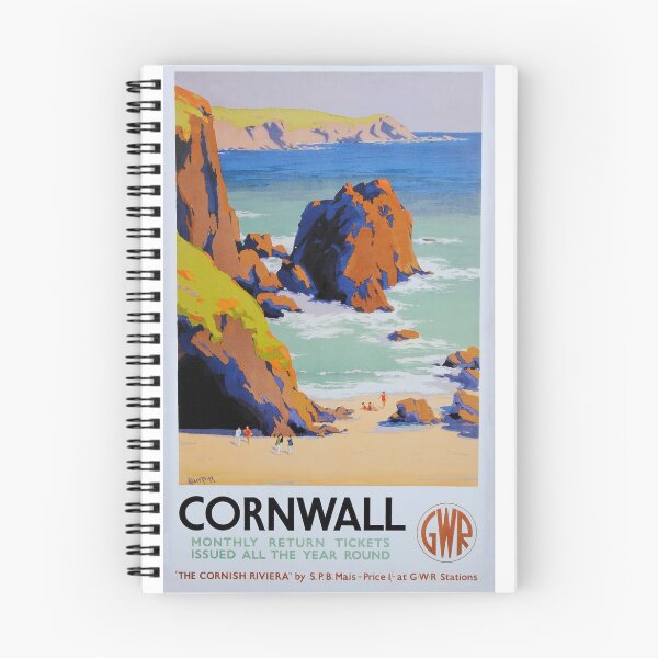 Item preview, Great Western Railway Cornwall vintage poster designed and sold by Random Railways.