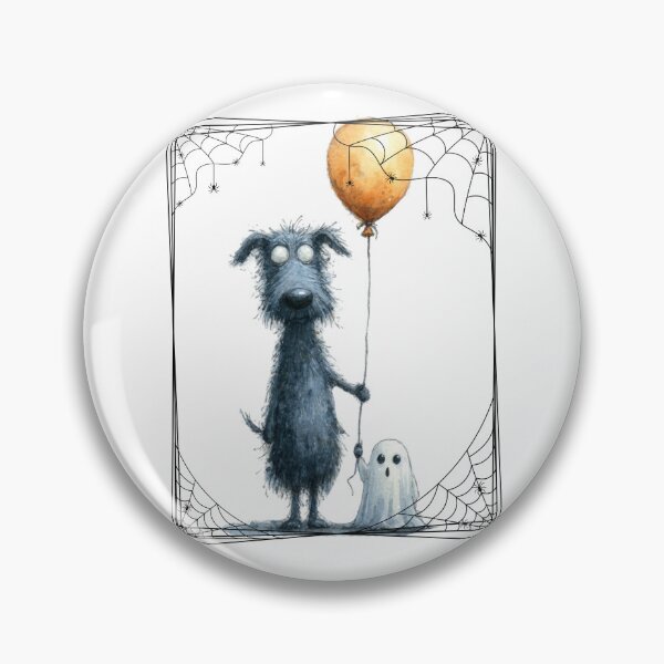 Item preview, Spooky Dog with Ghost Friend designed and sold by TherezaDesign.