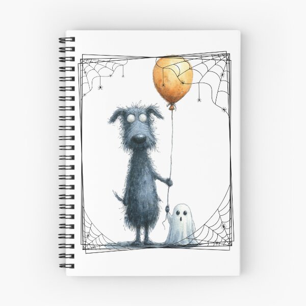 Item preview, Spooky Dog with Ghost Friend designed and sold by TherezaDesign.