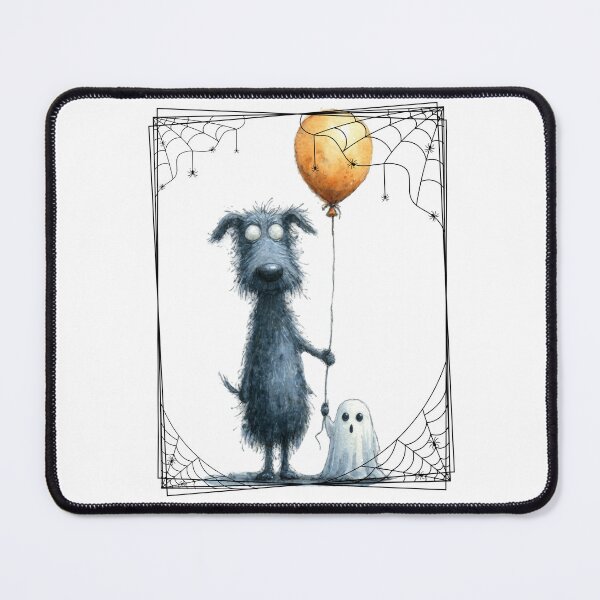 Item preview, Spooky Dog with Ghost Friend designed and sold by TherezaDesign.