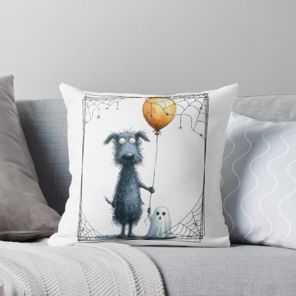 Item preview, Spooky Dog with Ghost Friend designed and sold by TherezaDesign.