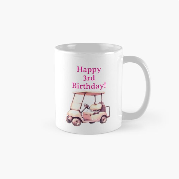 Item preview, Happy 3rd Birthday Golfer girl designed and sold by Artbymonika.