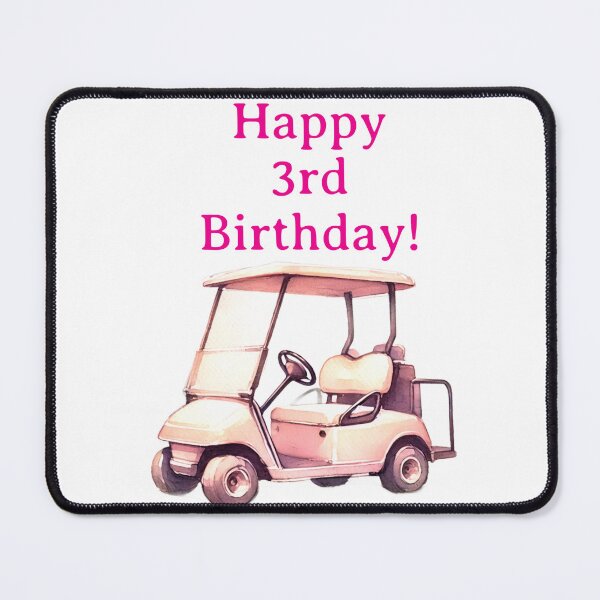Item preview, Happy 3rd Birthday Golfer girl designed and sold by Monika Howarth.