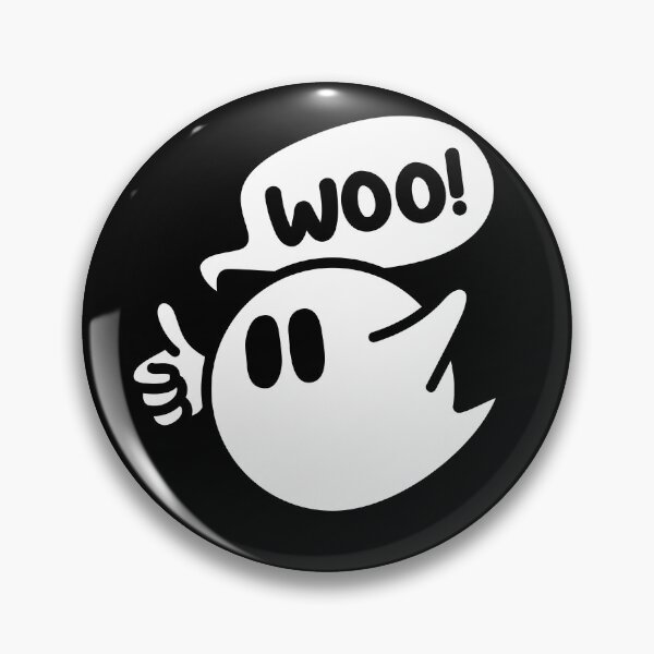 Item preview, Woo Halloween Ghost with thumbs up designed and sold by therocketman.