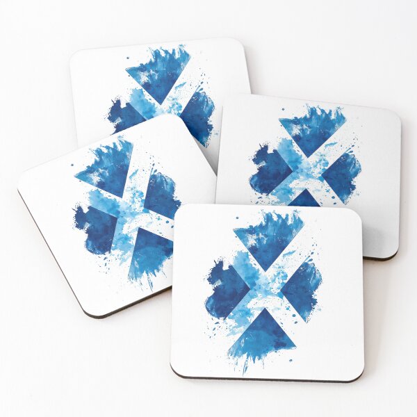 Item preview, Scotland Saltire - Watercolor Scottish Flag Art designed and sold by Loom on the Loch.