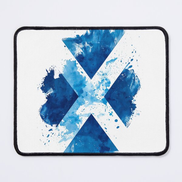 Item preview, Scotland Saltire - Watercolor Scottish Flag Art designed and sold by Loom on the Loch.