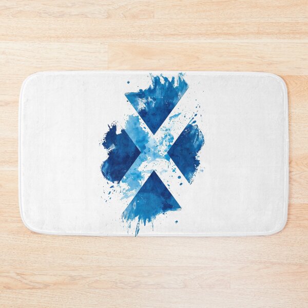 Item preview, Scotland Saltire - Watercolor Scottish Flag Art designed and sold by Loom on the Loch.