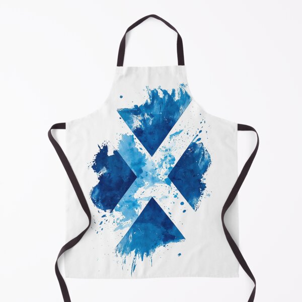 Item preview, Scotland Saltire - Watercolor Scottish Flag Art designed and sold by Loom on the Loch.