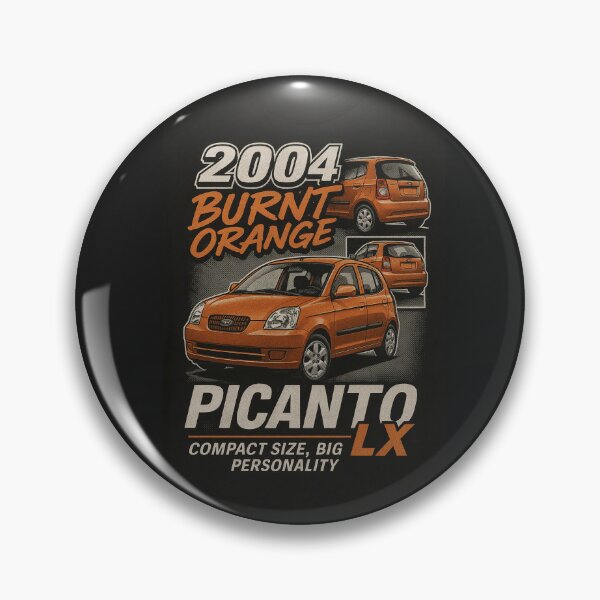 Item preview, 2004 Burnt Orange KIA Picanto Design designed and sold by NichePicks.