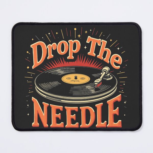 Item preview, Drop The Needle Retro Vinyl Design designed and sold by rustyroofco.