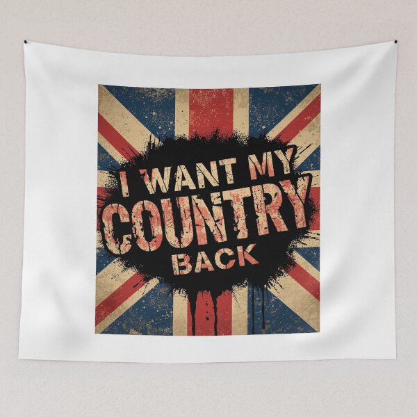 Item preview, I Want My Country Back – British Union Jack Vintage Design designed and sold by Boski22.